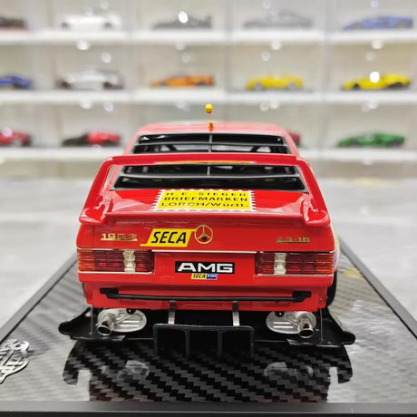 [VIP] 1:18 Mercedes-Benz 1990 W201 190E 2,5-16 Evo 2 A$AP Rocky Red Pig Modellauto-Resin