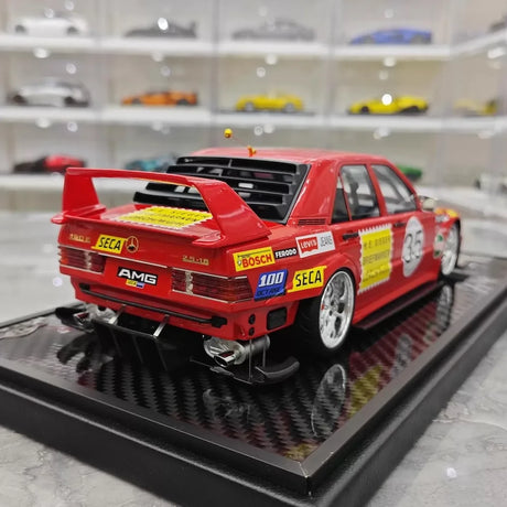 [VIP] 1:18 Mercedes-Benz 1990 W201 190E 2,5-16 Evo 2 A$AP Rocky Red Pig Modellauto-Resin