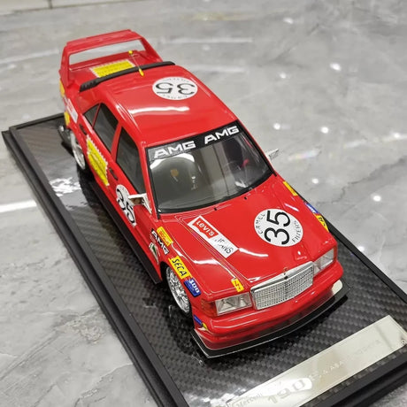 [VIP] 1:18 Mercedes-Benz 1990 W201 190E 2,5-16 Evo 2 A$AP Rocky Red Pig Modellauto-Resin
