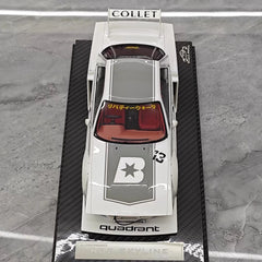 [VIP] 1:18 Nissan 1990 Skyline R32 LB-Works Kaido Racer #13 voiture miniature Resin / Closed Body