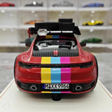 [VIP] 1:18 Porsche 2018 911 992 Carrera Safari Rally rouge voiture miniature Resin