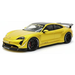 [VIP] 1:18 Porsche 2021 Taycan RWB Yellow Model Car Resin