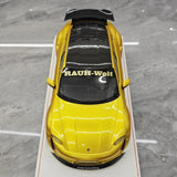 [VIP] 1:18 Porsche 2021 Taycan RWB Yellow Model Car Resin