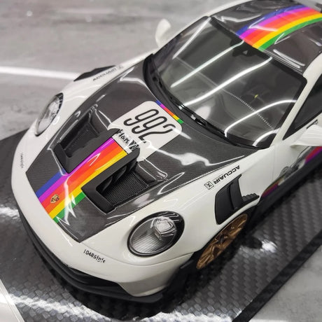 [VIP] 1:18 Porsche 2022 911 GT3 RS Apple-Modell Autoharz