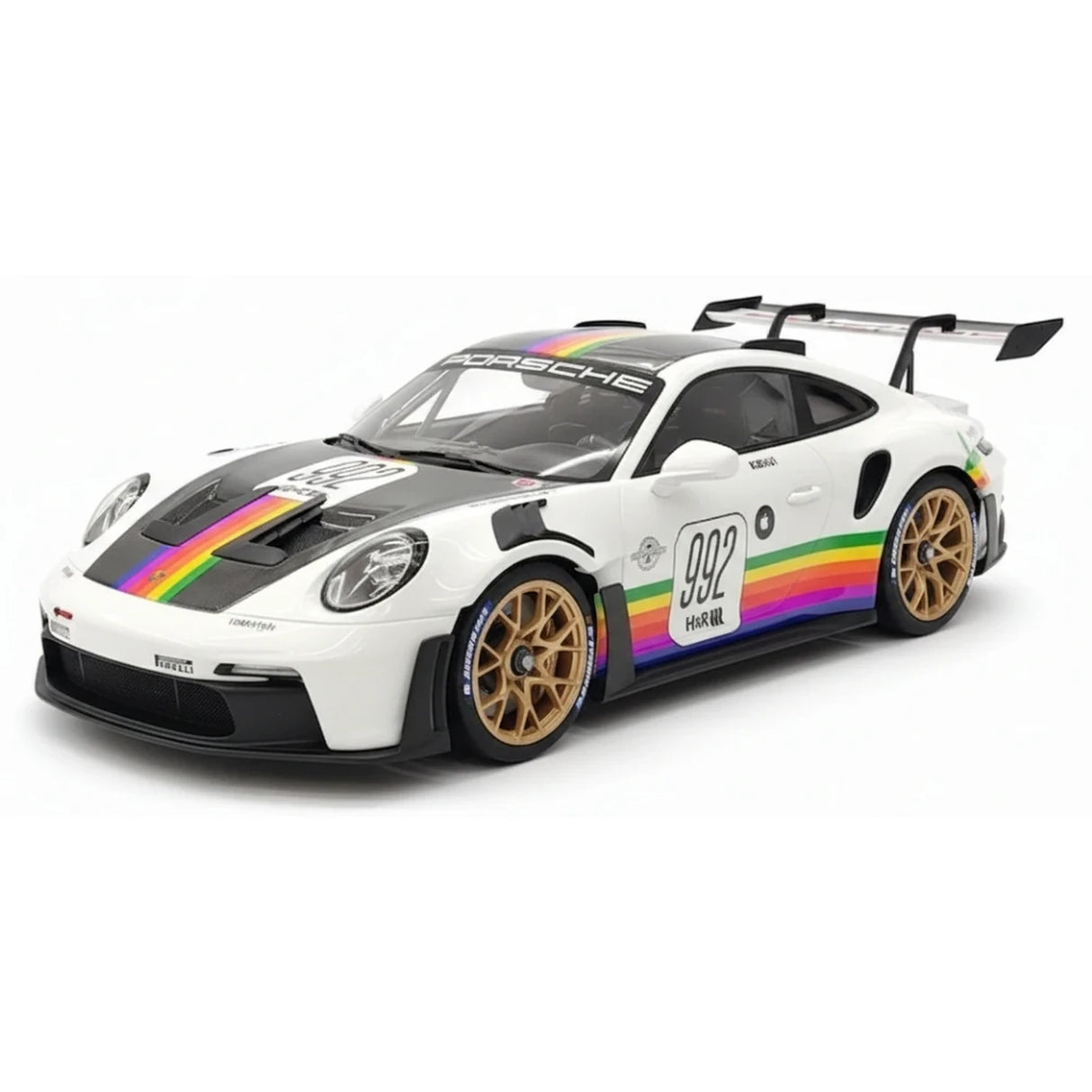 VIP Porsche 2022 911 GT3 RS Apple - STK 1:18スケール ミニカー