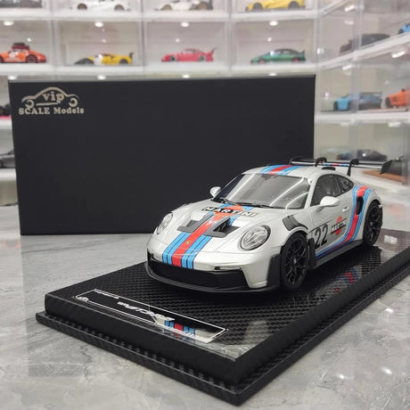 [VIP] 1:18 Porsche 2022 911 GT3 RS Martini-Modellautoharz