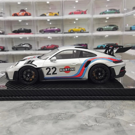 [VIP] 1:18 Porsche 2022 911 GT3 RS Martini-Modellautoharz