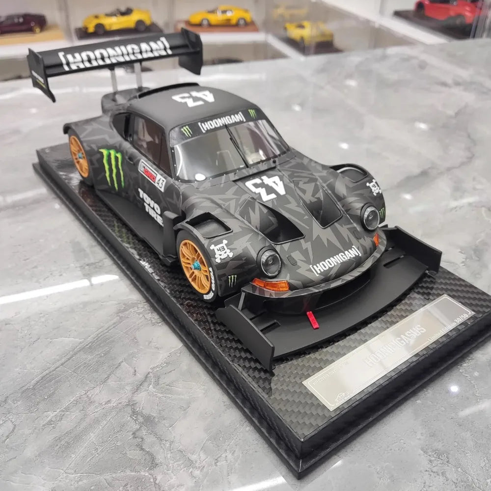 [VIP] 1:18 Porsche 2022 911 RWB SVRSR Hoonipigasus nero modellino di auto resina