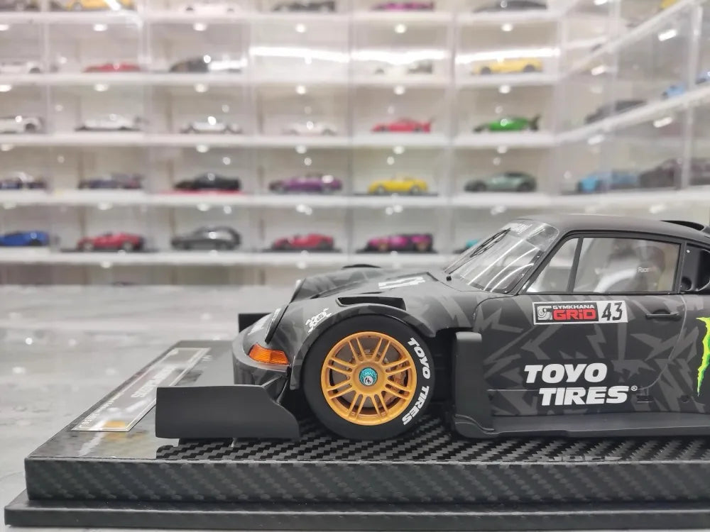 [VIP] 1:18 Porsche 2022 911 RWB SVRSR Hoonipigasus Black Model Car Resin