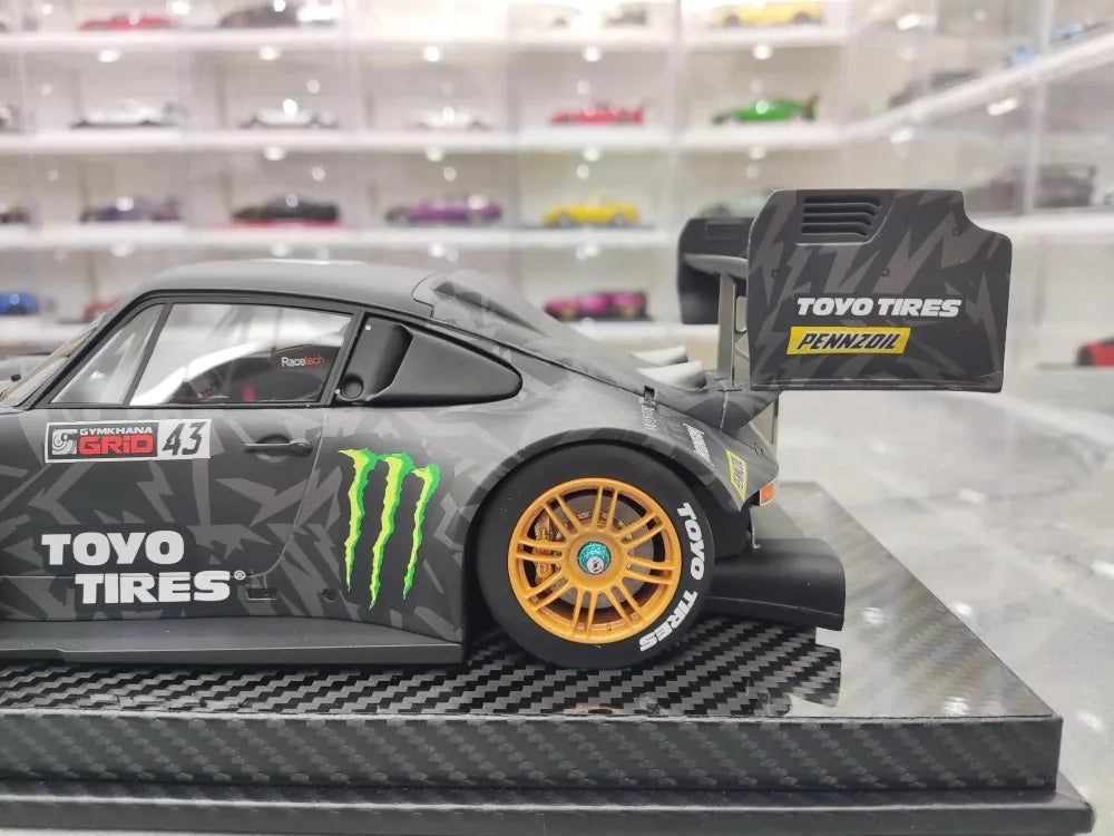 [VIP] 1:18 Porsche 2022 911 RWB SVRSR Hoonipigasus Black Model Car Resin