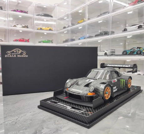 [VIP] 1:18 Porsche 2022 911 RWB SVRSR Hoonipigasus Black Model Car Resin