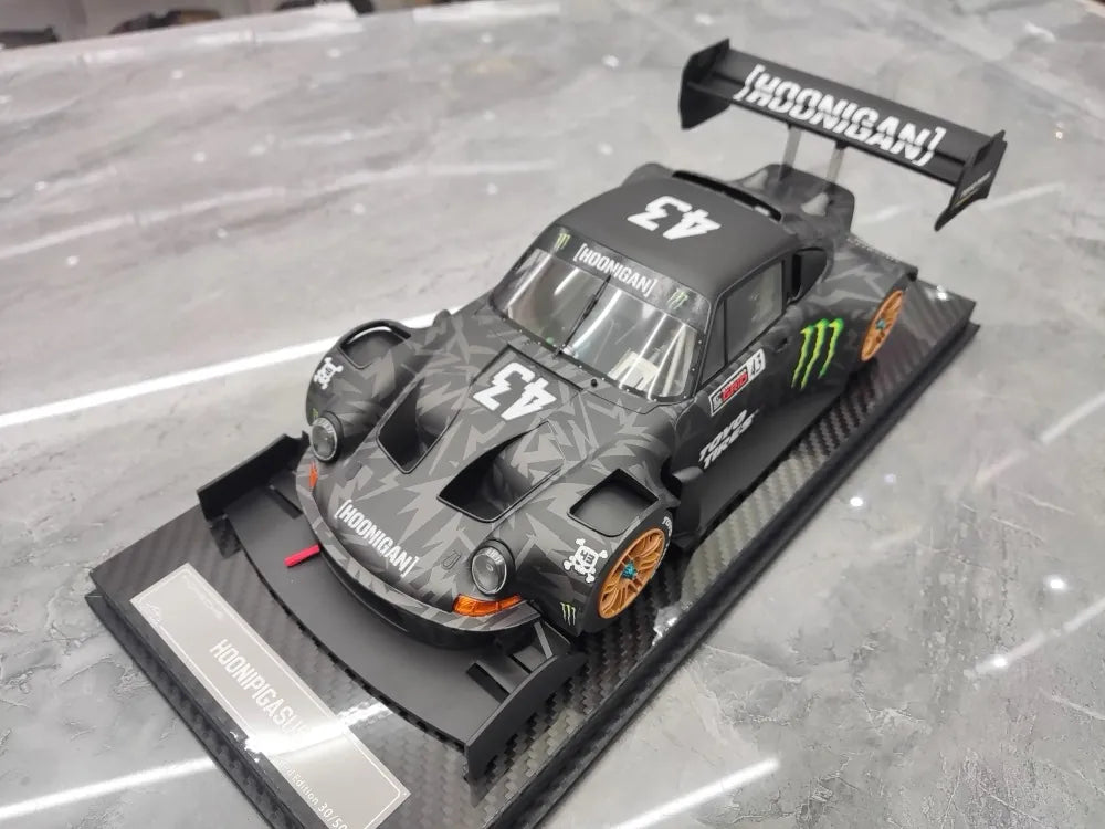 [VIP] 1:18 Porsche 2022 911 RWB SVRSR Hoonipigasus Black Model Car Resin