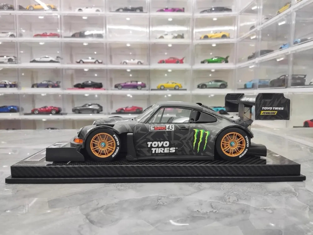 [VIP] 1:18 Porsche 2022 911 RWB SVRSR Hoonipigasus Black Model Car Resin