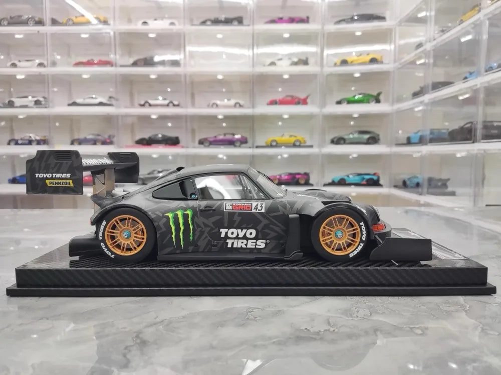 [VIP] 1:18 Porsche 2022 911 RWB SVRSR Hoonipigasus nero modellino di auto resina