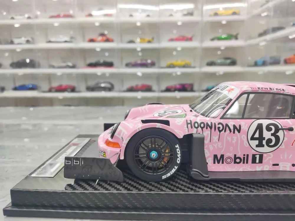 [VIP] 1:18 Porsche 2022 911 RWB SVRSR Hoonipigasus Pink Model Car Resin