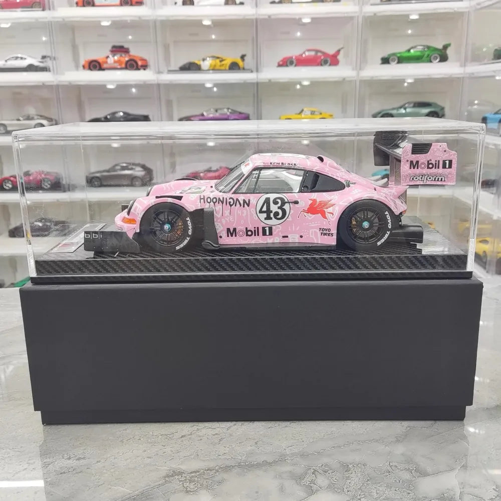 [VIP] 1:18 Porsche 2022 911 RWB SVRSR Hoonipigasus Pink Model Car Resin