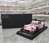 [VIP] 1:18 Porsche 2022 911 RWB SVRSR Hoonipigasus rose voiture miniature Resin