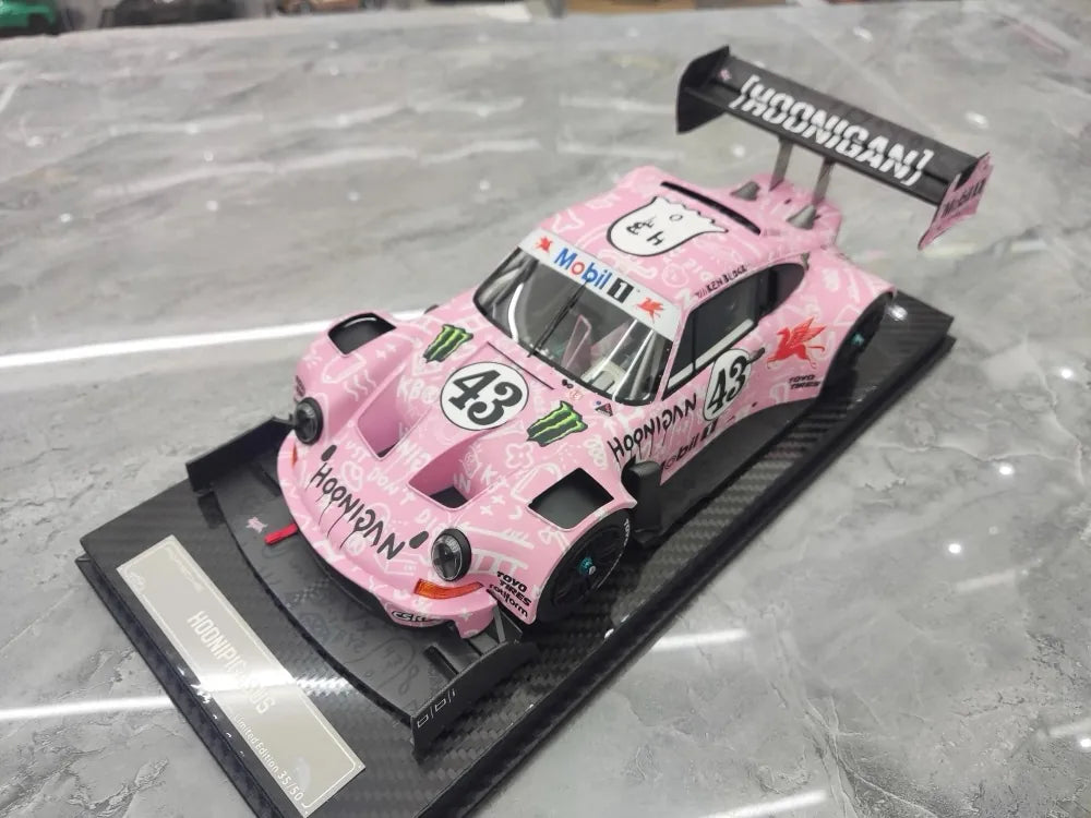 [VIP] 1:18 Porsche 2022 911 RWB SVRSR Hoonipigasus Pink Model Car Resin