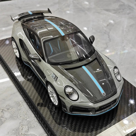 [VIP] 1:18 Porsche 2022 992 Stinger GTR Gray Model Car Resin