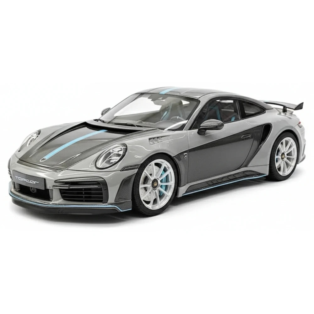 [VIP] 1:18 Porsche 2022 992 Stinger GTR gris voiture miniature Resin