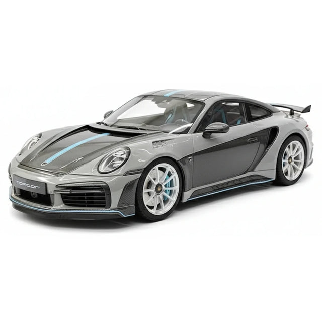 [VIP] 1:18 Porsche 2022 992 Stinger GTR gris voiture miniature Resin