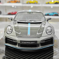 [VIP] 1:18 Porsche 2022 992 Stinger GTR grigio modellino di auto resina