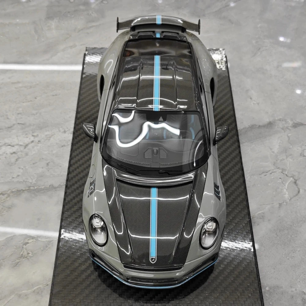 [VIP] 1:18 Porsche 2022 992 Stinger GTR grigio modellino di auto resina