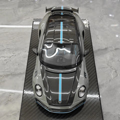 [VIP] 1:18 Porsche 2022 992 Stinger GTR grigio modellino di auto resina