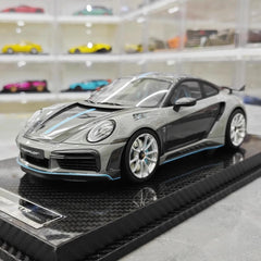 [VIP] 1:18 Porsche 2022 992 Stinger GTR grigio modellino di auto resina