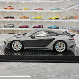[VIP] 1:18 Porsche 2022 992 Stinger GTR gris voiture miniature Resin