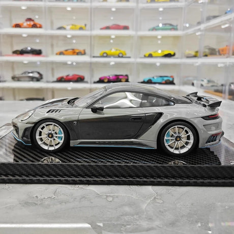 [VIP] 1:18 Porsche 2022 992 Stinger GTR Gray Model Car Resin