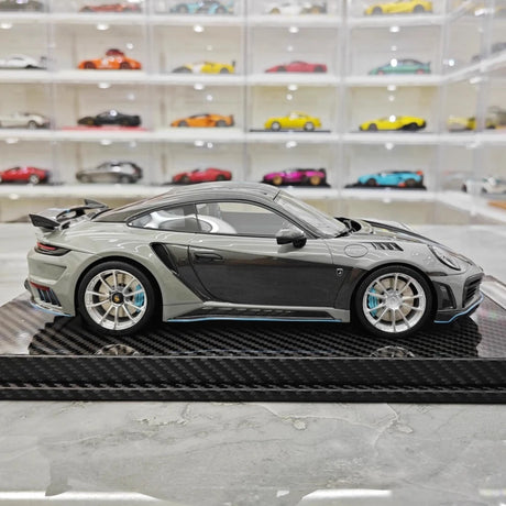 [VIP] 1:18 Porsche 2022 992 Stinger GTR Gray Model Car Resin