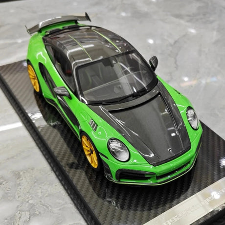 [VIP] 1:18 Porsche 2022 992 Stinger GTR Green Model Car Resin