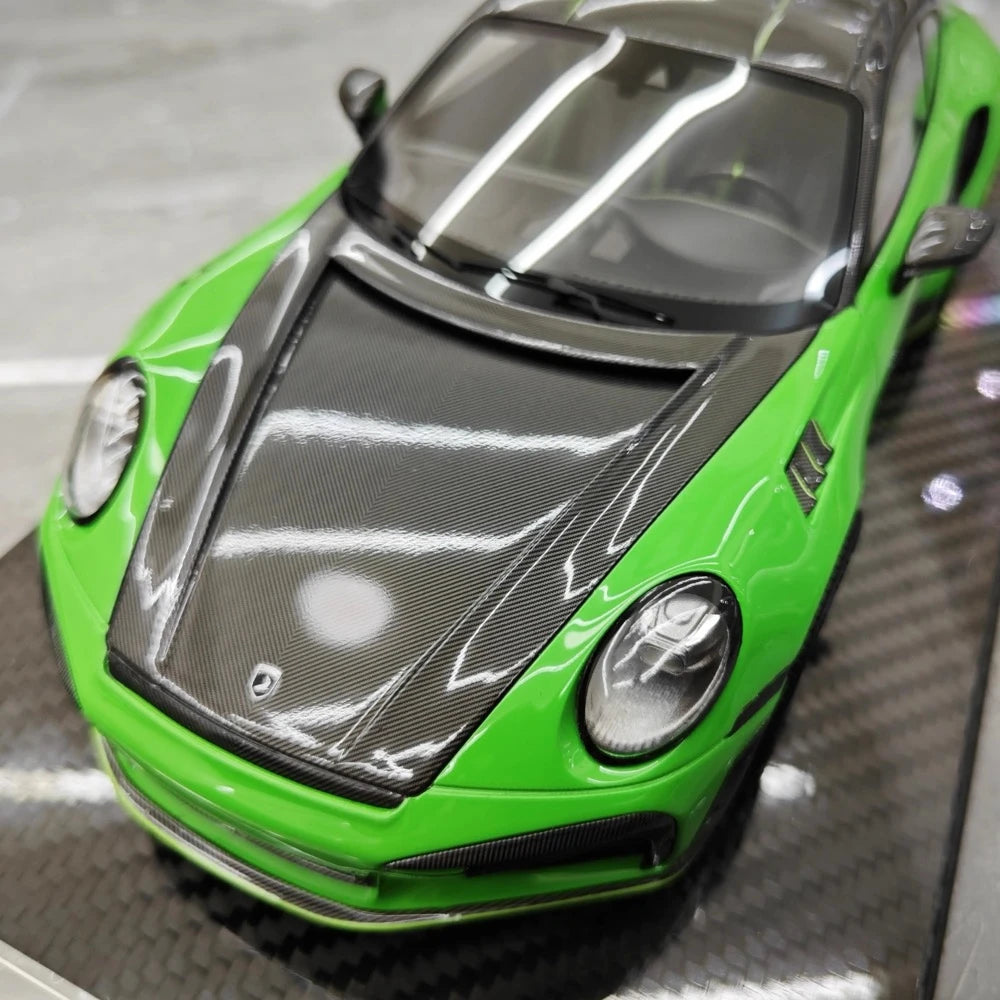 [VIP] 1:18 Porsche 2022 992 Stinger GTR groen modelauto Hars