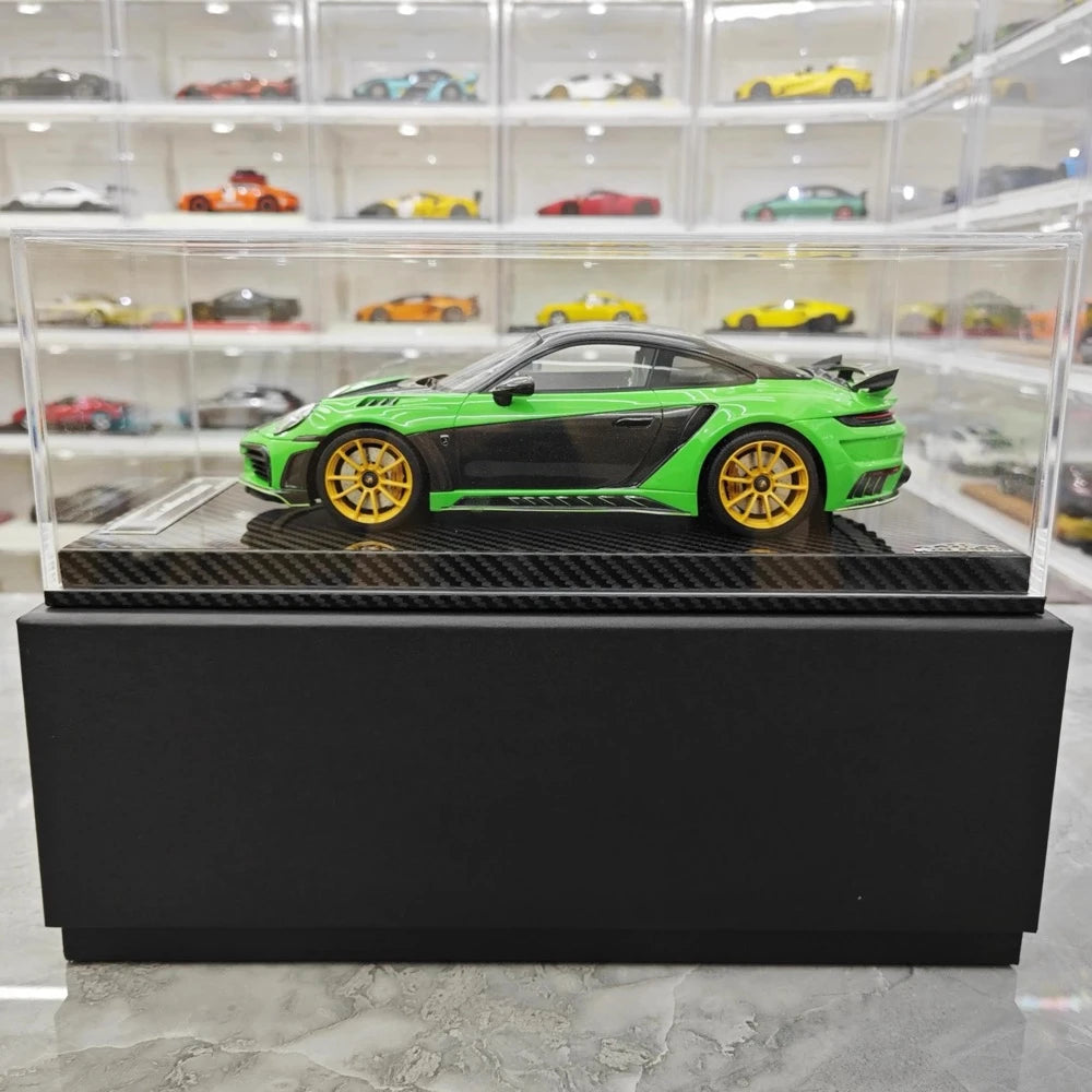 [VIP] 1:18 Porsche 2022 992 Stinger GTR Green Model Car Resin