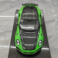 [VIP] 1:18 Porsche 2022 992 Stinger GTR Green Model Car Resin