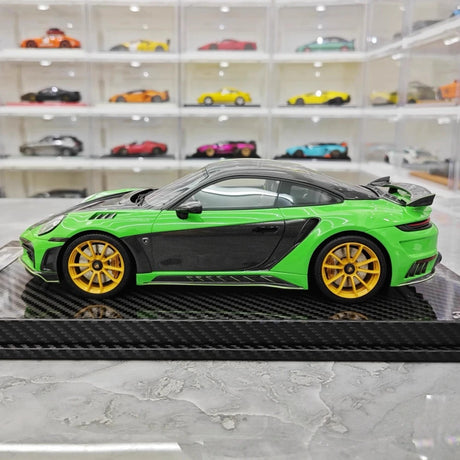 [VIP] 1:18 Porsche 2022 992 Stinger GTR Green Model Car Resin