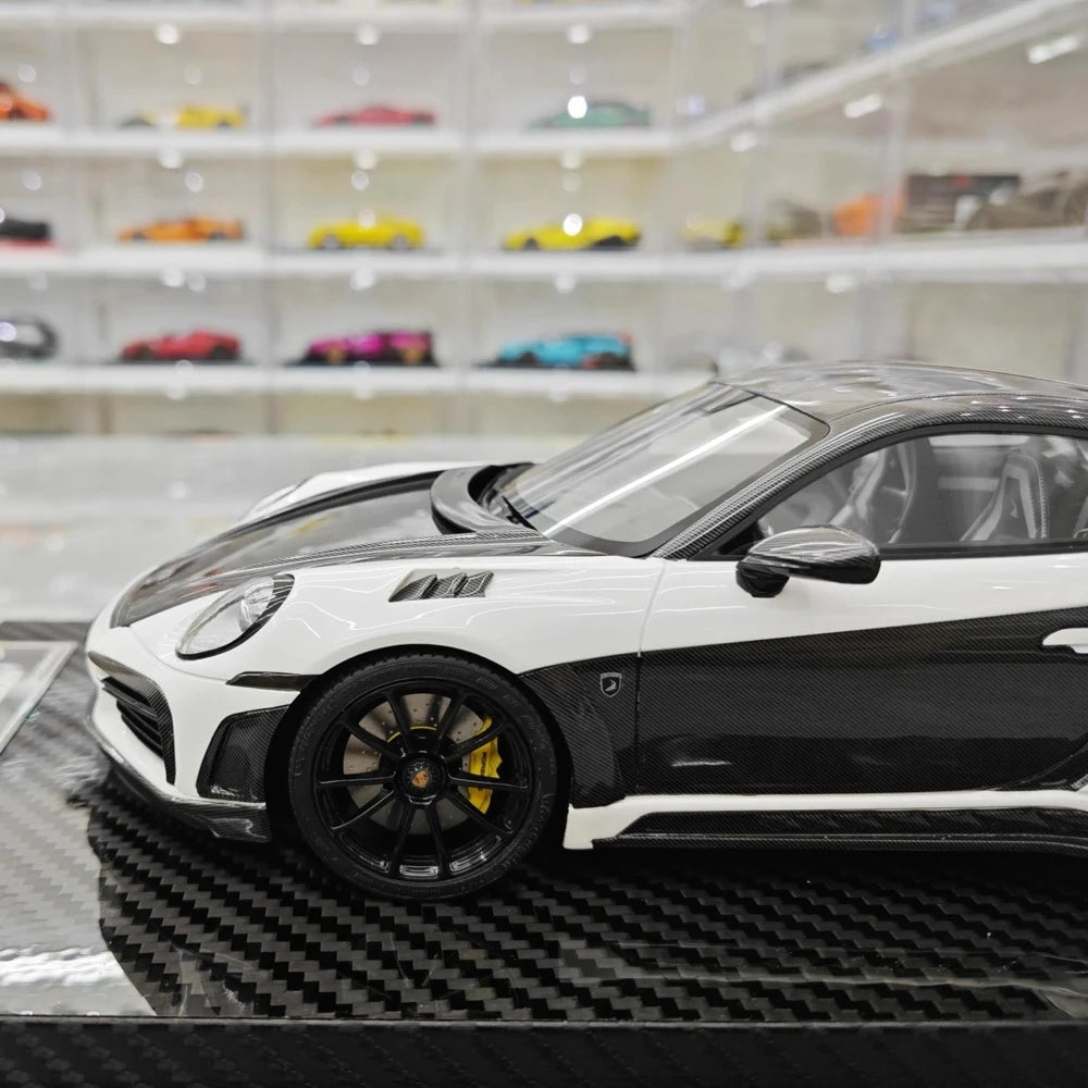 [VIP] 1:18 Porsche 2022 992 Stinger GTR White Model Car Resin