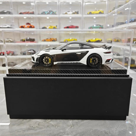 [VIP] 1:18 Porsche 2022 992 Stinger GTR White Model Car Resin