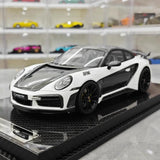 [VIP] 1:18 Porsche 2022 992 Stinger GTR valkoinen pienoismalli Hartsi