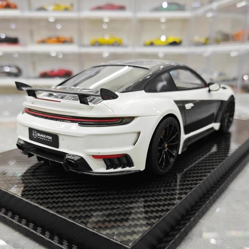 [VIP] 1:18 Porsche 2022 992 Stinger GTR valkoinen pienoismalli Hartsi