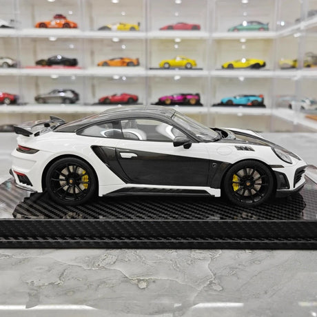 [VIP] 1:18 Porsche 2022 992 Stinger GTR White Model Car Resin