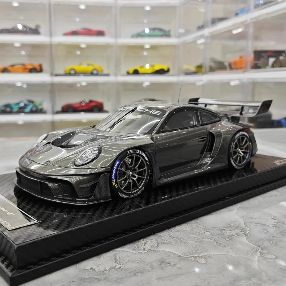 [VIP] 1:18 Porsche 2023 911 GT3R Rennsport noir voiture miniature Resin