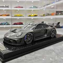[VIP] 1:18 Porsche 2023 911 GT3R Rennsport noir voiture miniature Resin