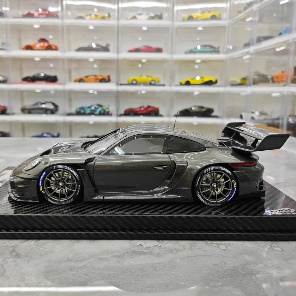 [VIP] 1:18 Porsche 2023 911 GT3R Rennsport noir voiture miniature Resin