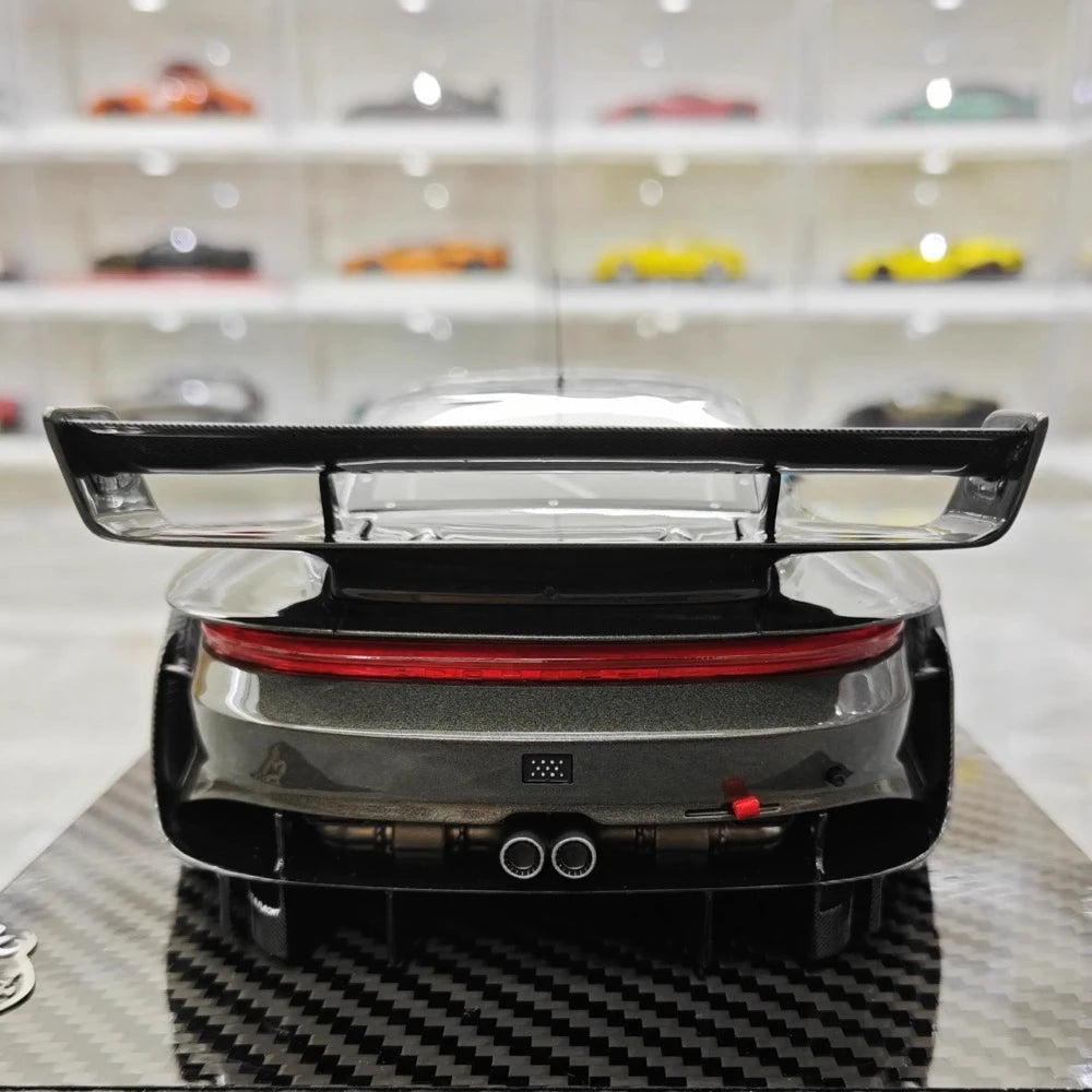 [VIP] 1:18 Porsche 2023 911 GT3R Rennsport noir voiture miniature Resin