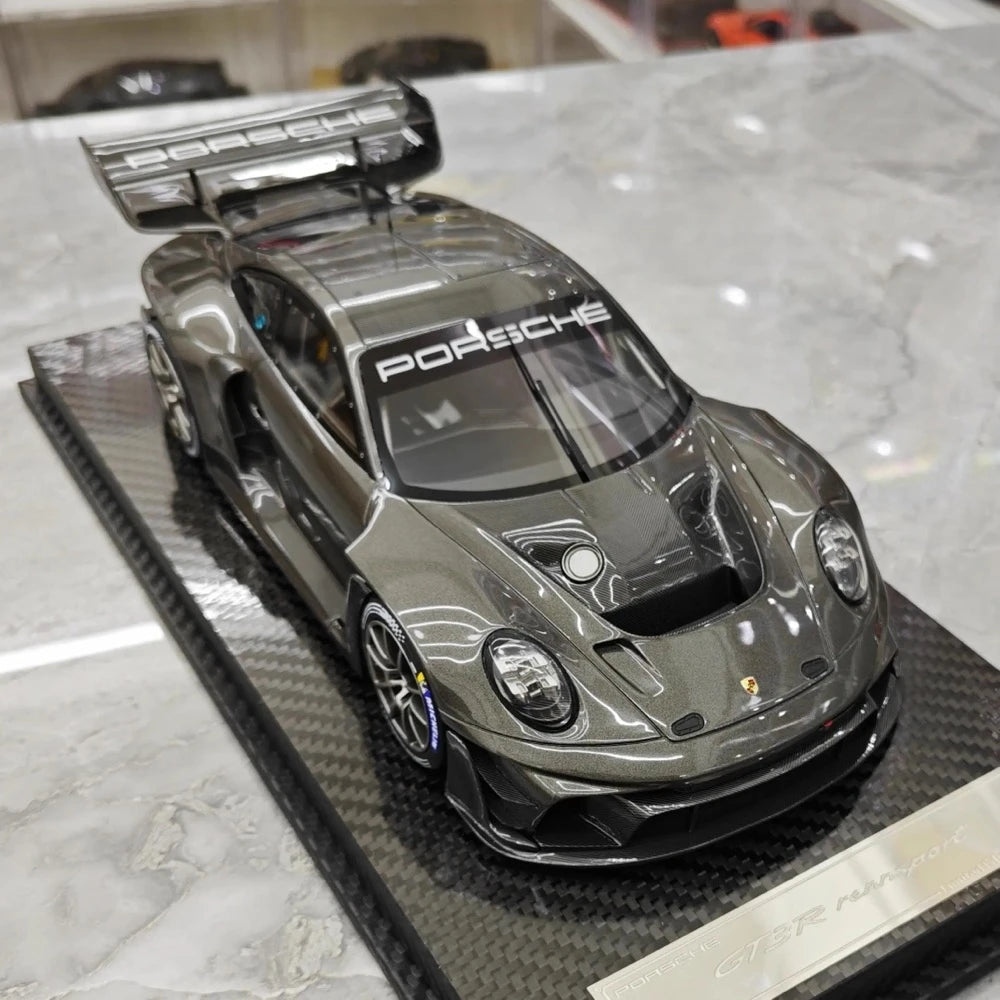 [VIP] 1:18 Porsche 2023 911 GT3R Rennsport noir voiture miniature Resin