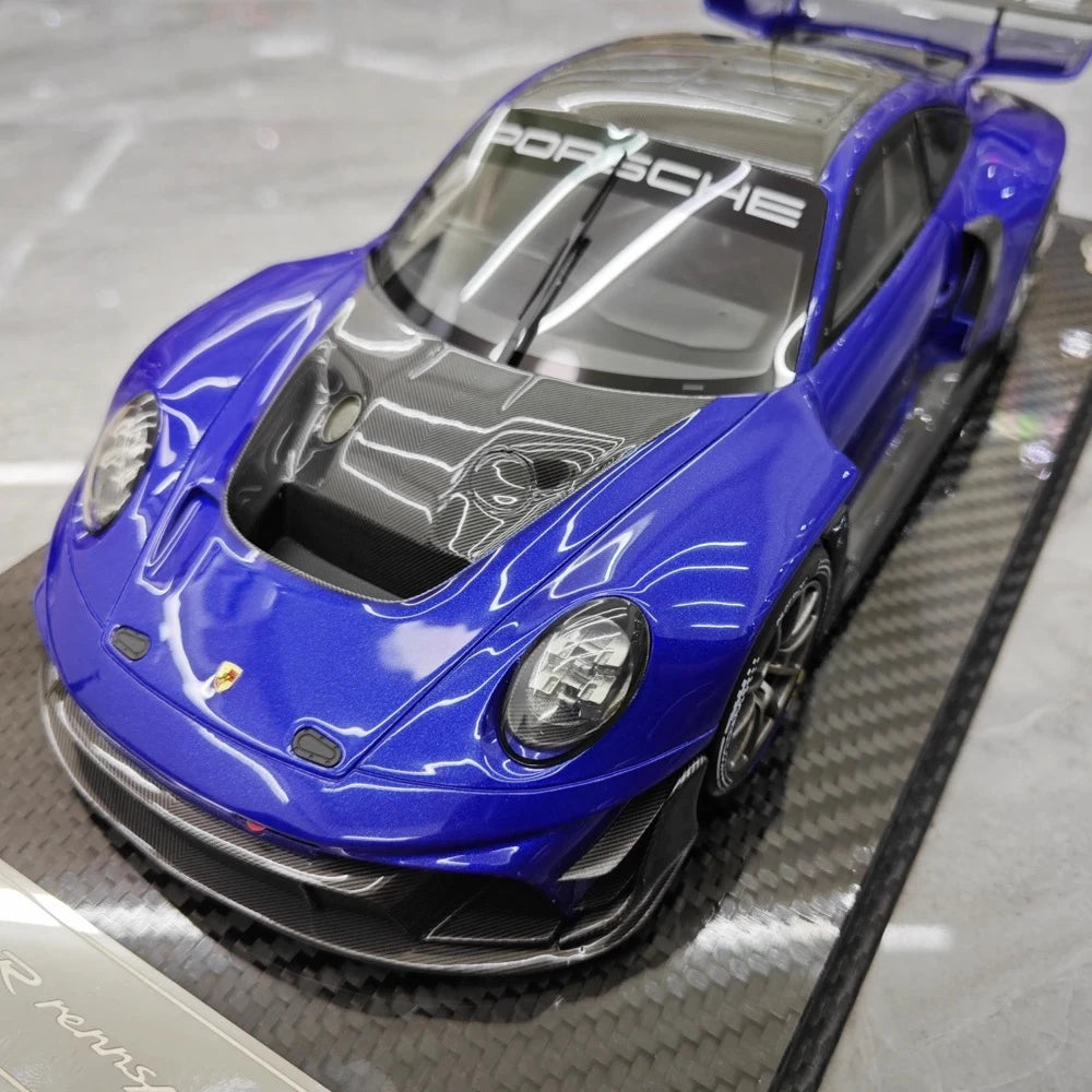 [VIP] 1:18 Porsche 2023 911 GT3R Rennsport Blue Model Car Resin