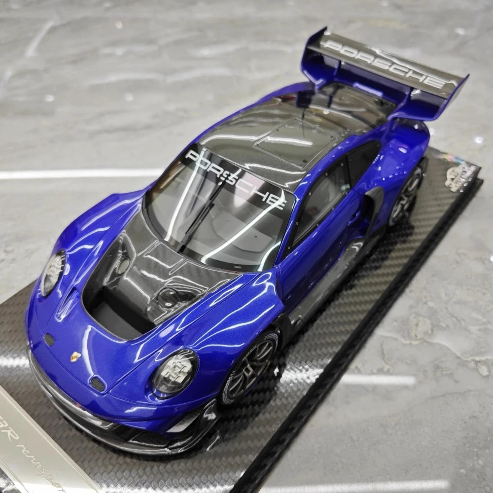 [VIP] 1:18 Porsche 2023 911 GT3R Rennsport Blue Model Car Resin