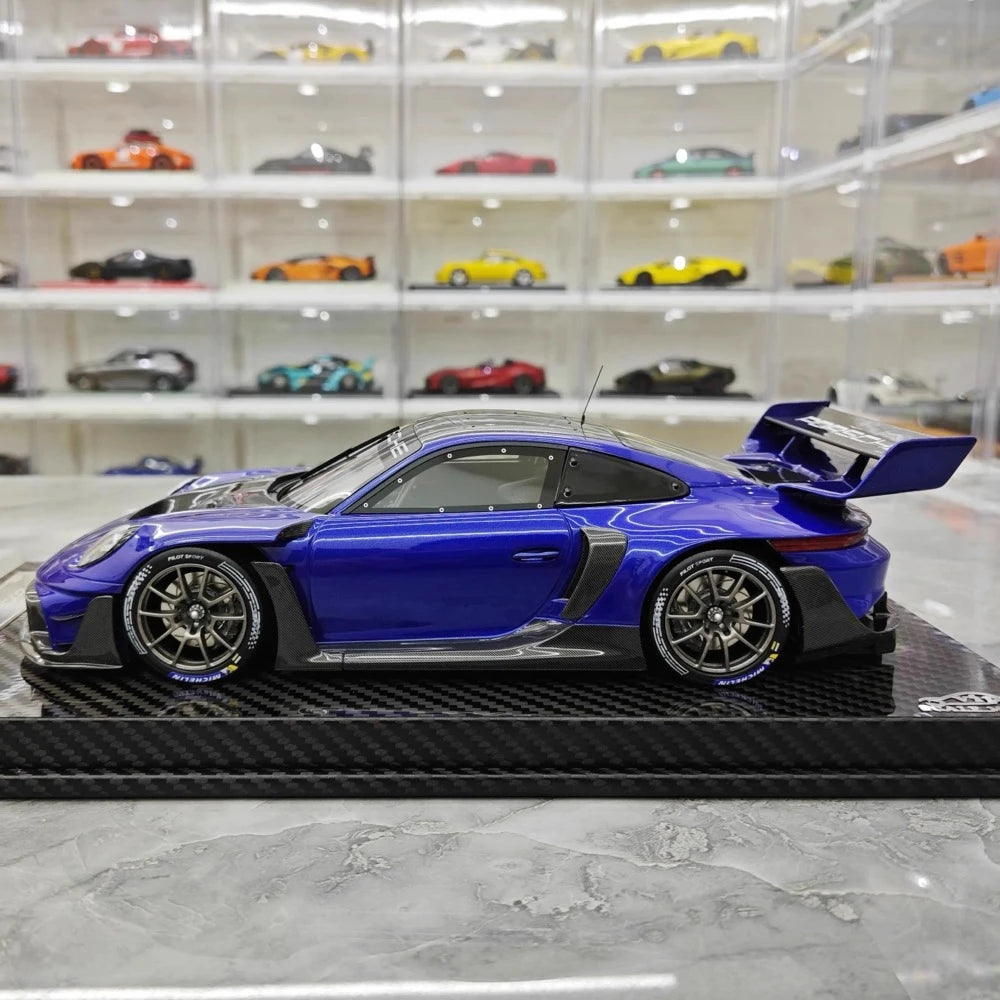 [VIP] 1:18 Porsche 2023 911 GT3R Rennsport Blue Model Car Resin